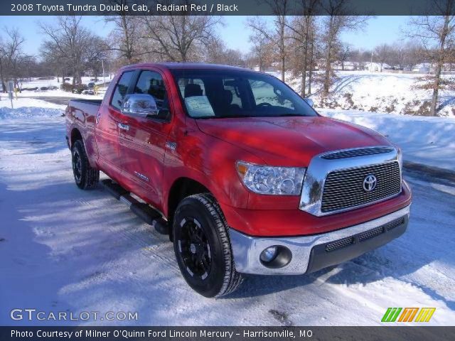 2008 Toyota Tundra Double Cab in Radiant Red