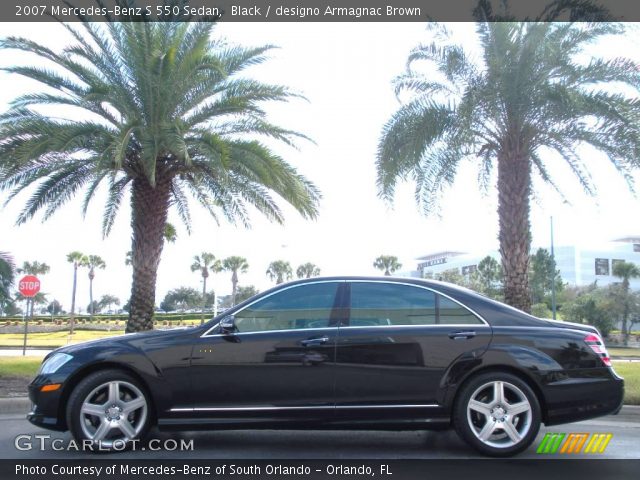 2007 Mercedes-Benz S 550 Sedan in Black