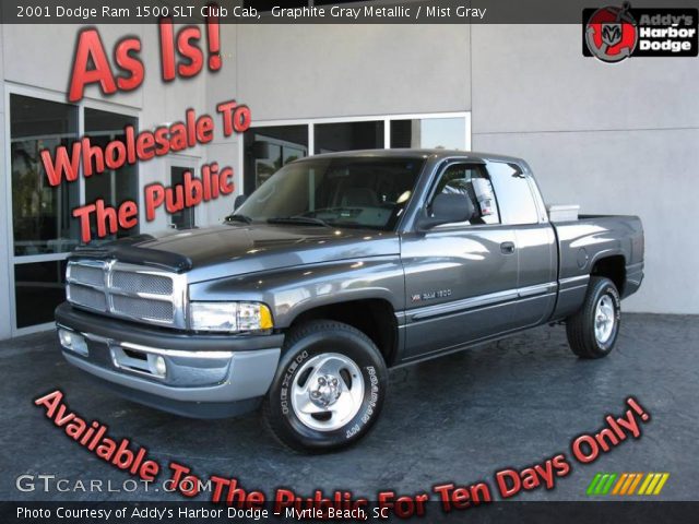 2001 Dodge Ram 1500 SLT Club Cab in Graphite Gray Metallic