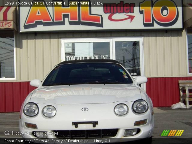 1999 Toyota Celica GT Convertible in Super White