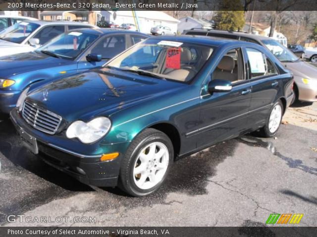 2003 Mercedes-Benz C 320 Sedan in Everest Green Metallic