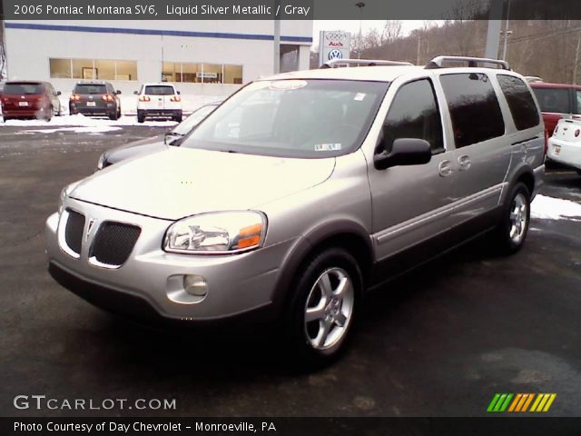 2006 Pontiac Montana SV6 in Liquid Silver Metallic