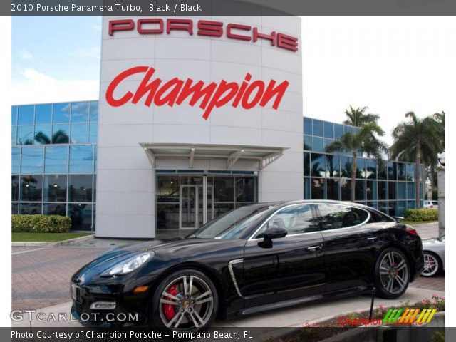 2010 Porsche Panamera Turbo in Black