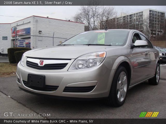 2008 Saturn Aura XE 3.5 in Silver Pearl