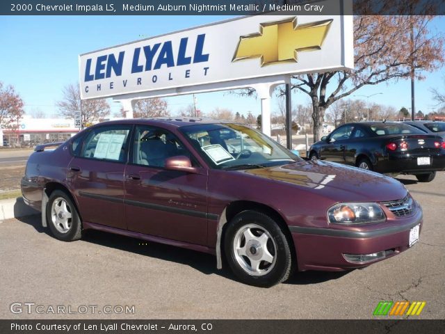 2000 Chevrolet Impala LS in Medium Auburn Nightmist Metallic