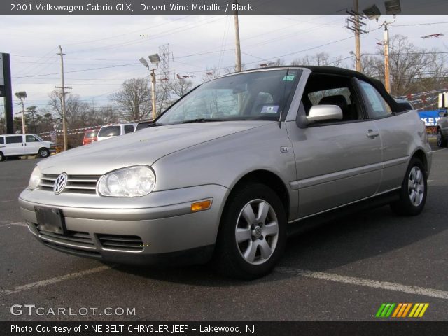 2001 Volkswagen Cabrio GLX in Desert Wind Metallic