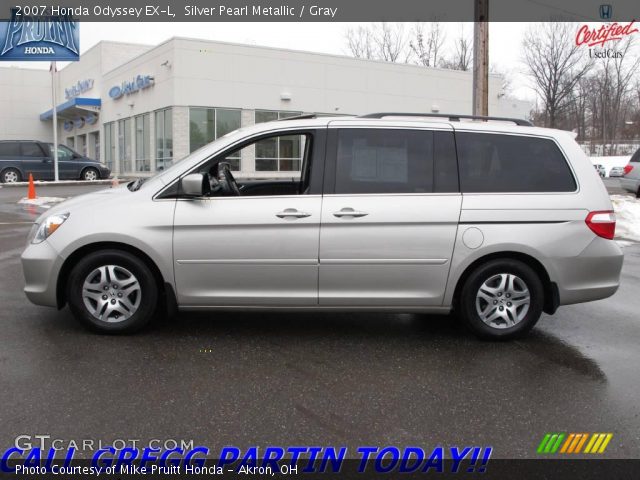 2007 Honda Odyssey EX-L in Silver Pearl Metallic