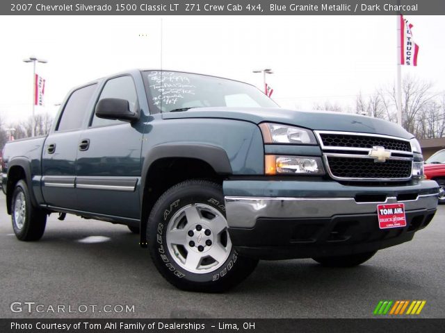 2007 Chevrolet Silverado 1500 Classic LT  Z71 Crew Cab 4x4 in Blue Granite Metallic