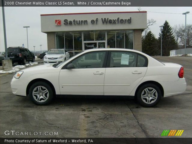 2008 Chevrolet Malibu Classic LS Sedan in White