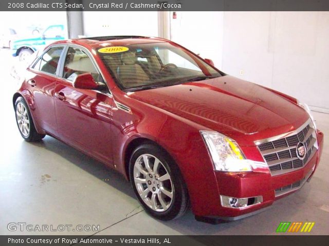 2008 Cadillac CTS Sedan in Crystal Red
