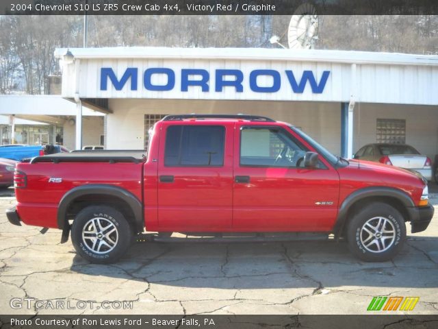 2004 Chevrolet S10 LS ZR5 Crew Cab 4x4 in Victory Red