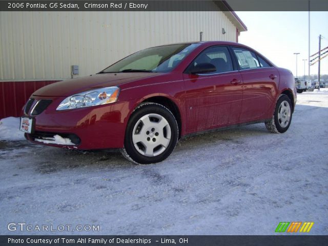 2006 Pontiac G6 Sedan in Crimson Red