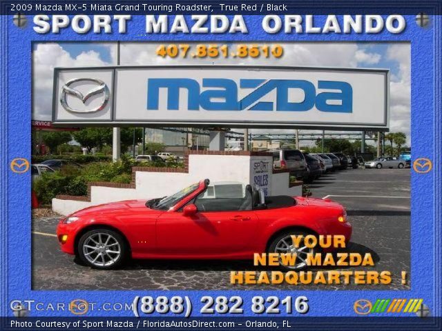2009 Mazda MX-5 Miata Grand Touring Roadster in True Red