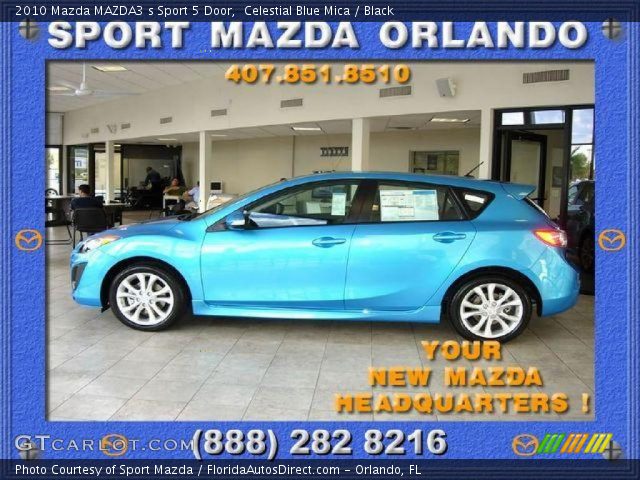 2010 Mazda MAZDA3 s Sport 5 Door in Celestial Blue Mica
