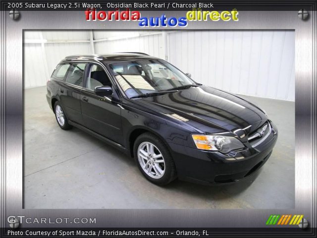 2005 Subaru Legacy 2.5i Wagon in Obsidian Black Pearl