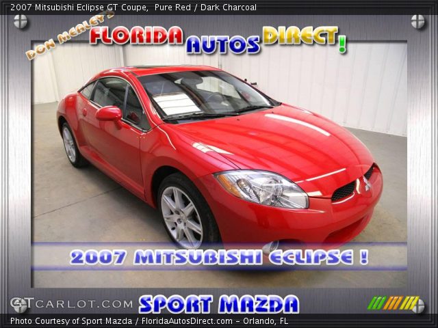 2007 Mitsubishi Eclipse GT Coupe in Pure Red