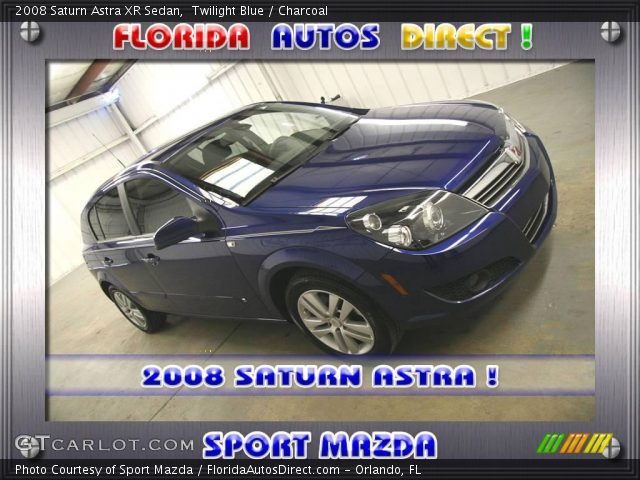 2008 Saturn Astra XR Sedan in Twilight Blue