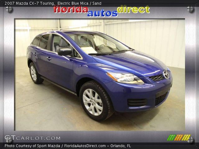 2007 Mazda CX-7 Touring in Electric Blue Mica