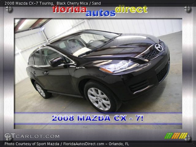 2008 Mazda CX-7 Touring in Black Cherry Mica