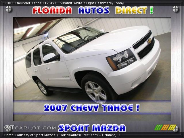 2007 Chevrolet Tahoe LTZ 4x4 in Summit White