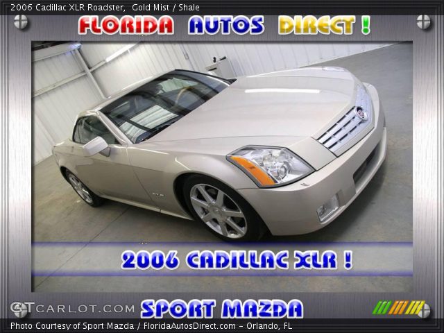 2006 Cadillac XLR Roadster in Gold Mist