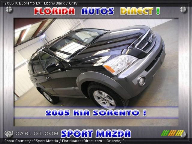2005 Kia Sorento EX in Ebony Black