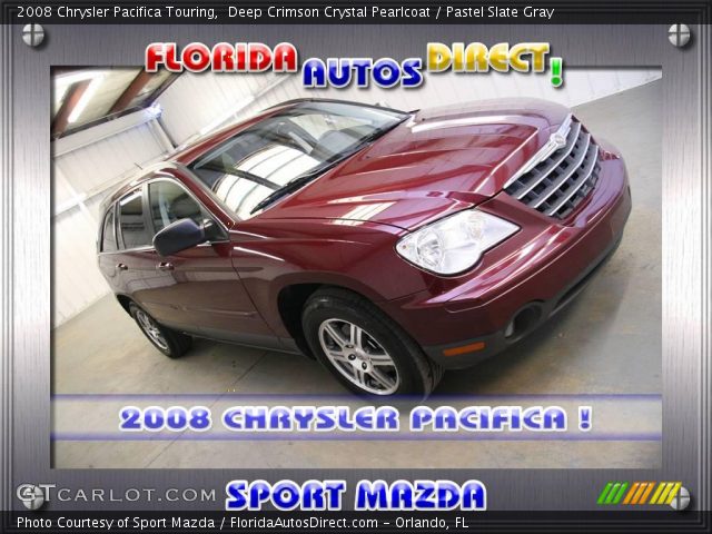 2008 Chrysler Pacifica Touring in Deep Crimson Crystal Pearlcoat
