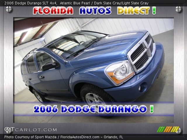 2006 Dodge Durango SLT 4x4 in Atlantic Blue Pearl