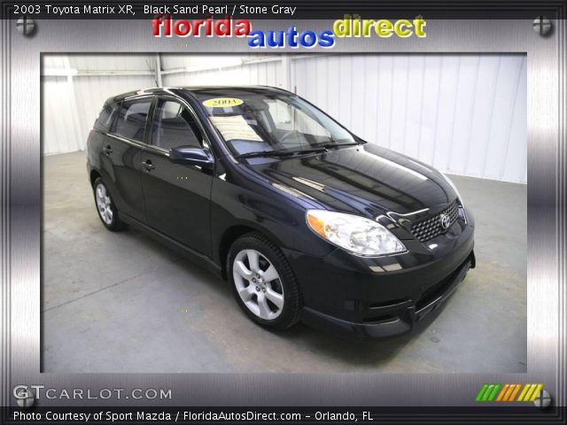 2003 Toyota Matrix XR in Black Sand Pearl