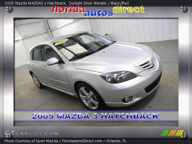 2005 Mazda MAZDA3 s Hatchback in Sunlight Silver Metallic