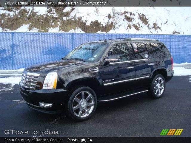 2007 Cadillac Escalade AWD in Black Raven