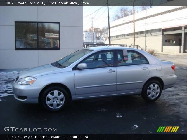 2007 Toyota Corolla LE in Silver Streak Mica