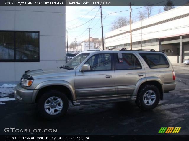 2002 Toyota 4Runner Limited 4x4 in Dorado Gold Pearl