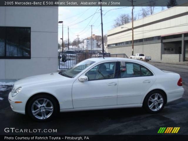 2005 Mercedes-Benz E 500 4Matic Sedan in Alabaster White