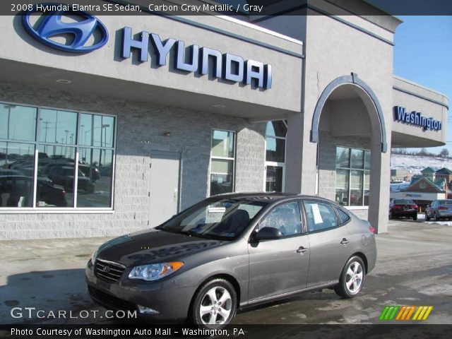 2008 Hyundai Elantra SE Sedan in Carbon Gray Metallic