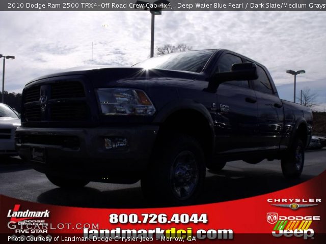 2010 Dodge Ram 2500 TRX4-Off Road Crew Cab 4x4 in Deep Water Blue Pearl