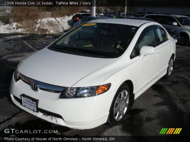 2008 Honda Civic LX Sedan in Taffeta White