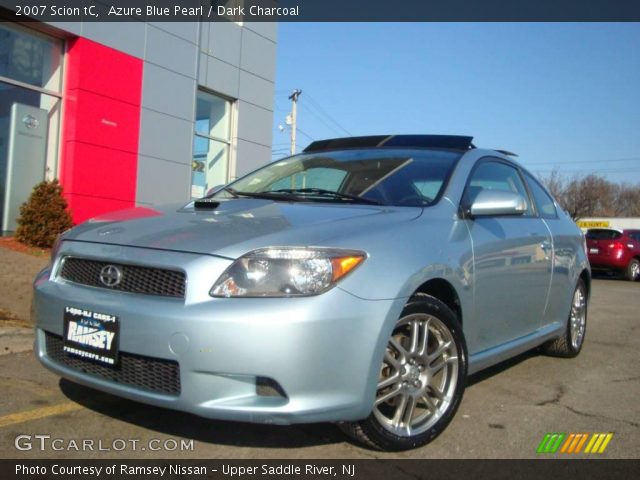 2007 Scion tC  in Azure Blue Pearl