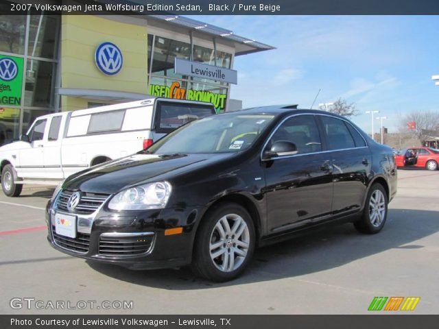 2007 Volkswagen Jetta Wolfsburg Edition Sedan in Black