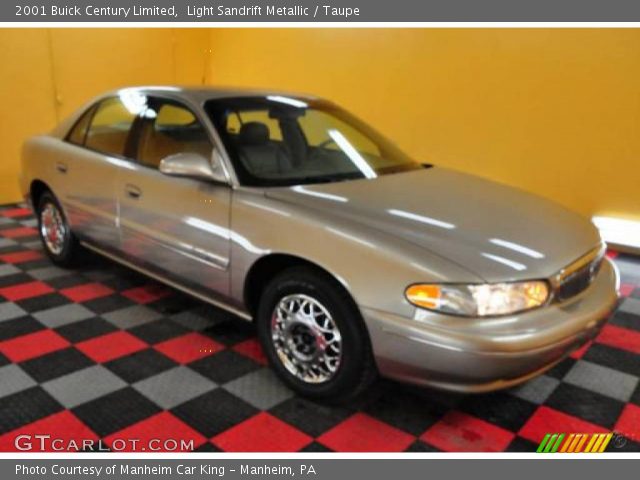 2001 Buick Century Limited in Light Sandrift Metallic