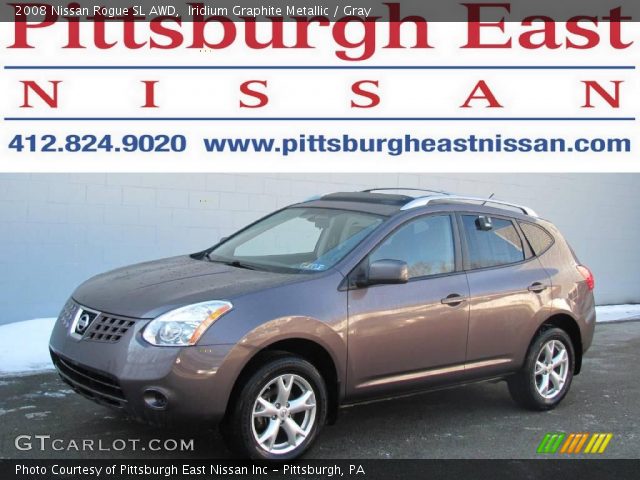 2008 Nissan Rogue SL AWD in Iridium Graphite Metallic