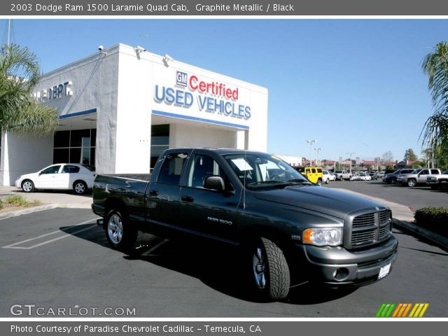 2003 Dodge Ram 1500 Laramie Quad Cab in Graphite Metallic