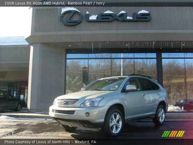 2008 Lexus RX 400h AWD Hybrid in Bamboo Pearl
