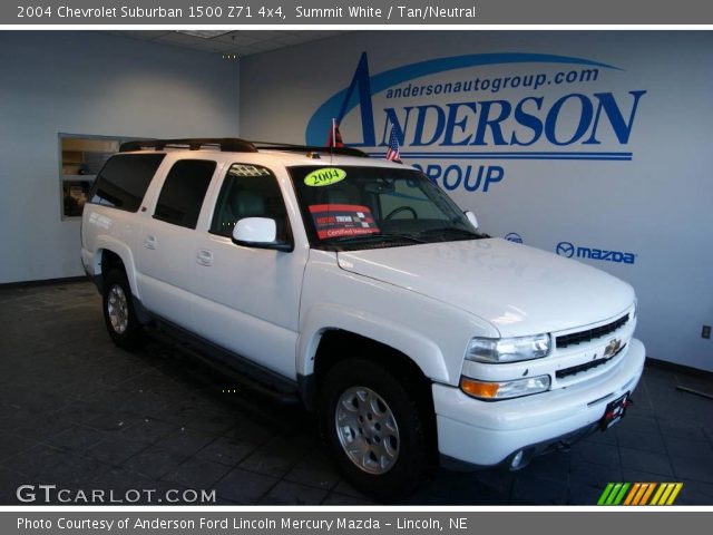2004 Chevrolet Suburban 1500 Z71 4x4 in Summit White