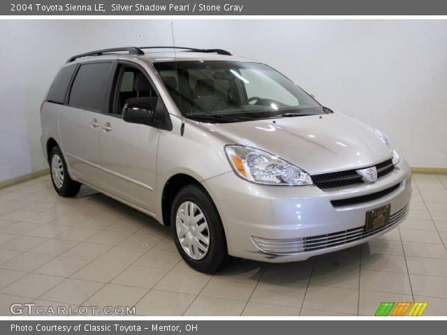2004 Toyota Sienna LE in Silver Shadow Pearl