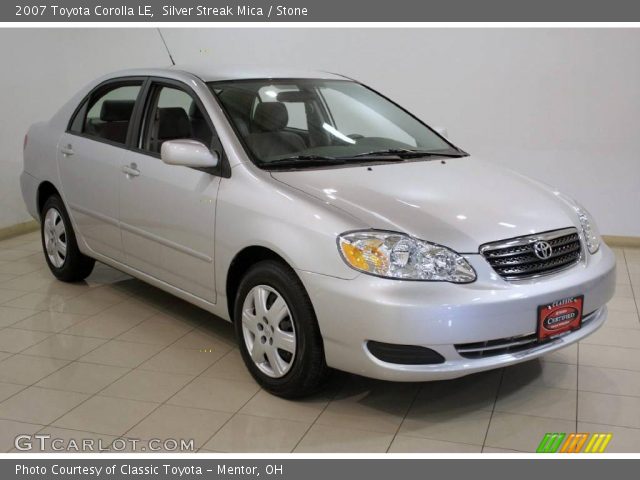 2007 Toyota Corolla LE in Silver Streak Mica