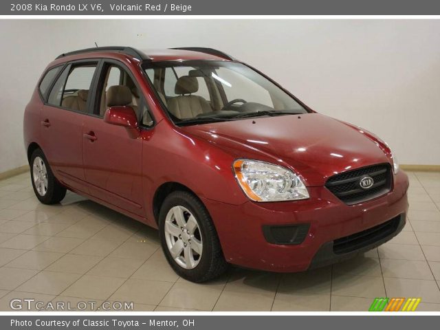 2008 Kia Rondo LX V6 in Volcanic Red