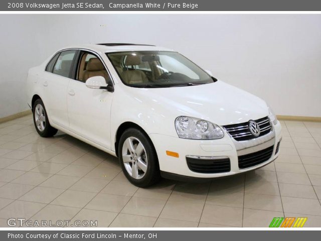 2008 Volkswagen Jetta SE Sedan in Campanella White