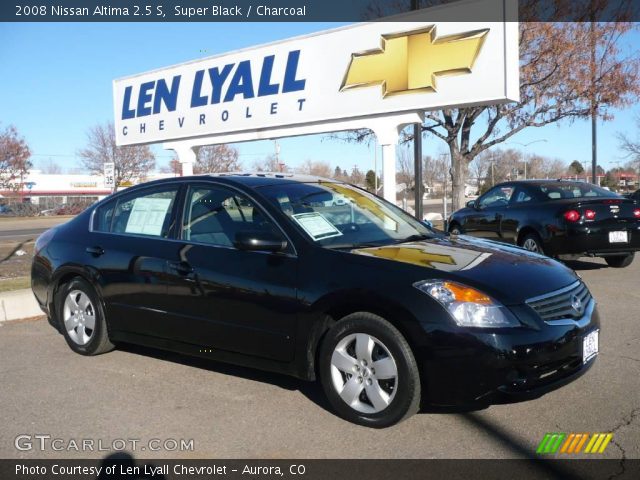 2008 Nissan Altima 2.5 S in Super Black