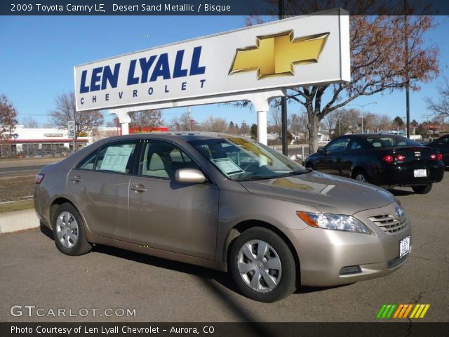 2009 Toyota Camry LE in Desert Sand Metallic